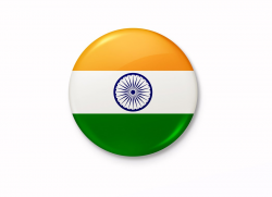 Indian National Flag - Badge