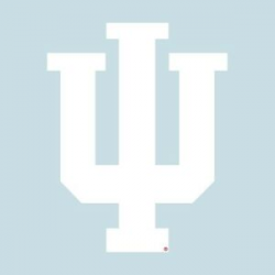 Details about IU INDIANA UNIVERSITY Hoosiers Large WHITE Decal
