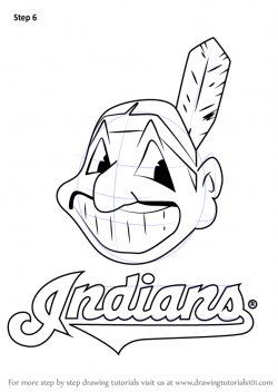 Learn How to Draw Cleveland Indians Logo (MLB) Step by Step ...