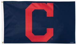 Cleveland Indians Flag Block C Logo 3x5