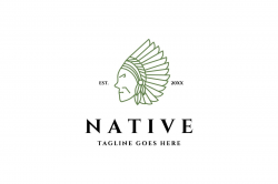 native american indians logo