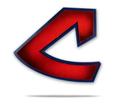 Cleveland Indians Retro C Logo 3D Metal Artwork
