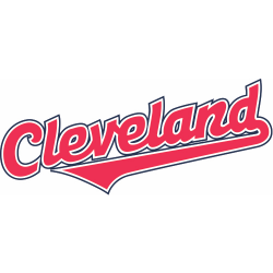 Cleveland Indians Script Logo Light Iron-on Stickers (Heat ...