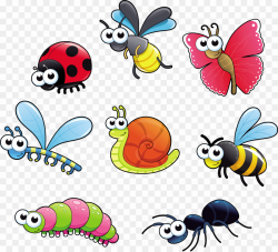 Cartoon Bugs PNG Insect Royalty-free Clipart download - 4357 ...