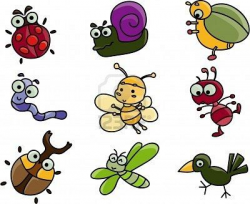Stock Vector | Cute cartoon, Insect clipart, Clip art