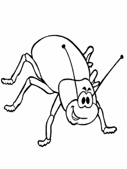 Funny beetle insect coloring pages for kids ? Preschool ...