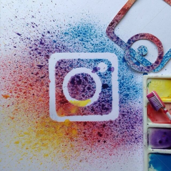 Art, paint, painting, creative, logo, instagram, social-media ...