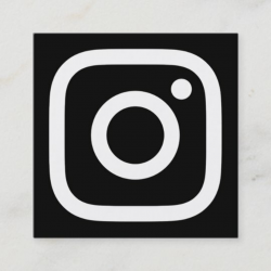 instagram promo square business card