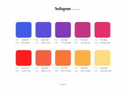 Instagram Logo and Color Pallete - FREE PSD Download ...