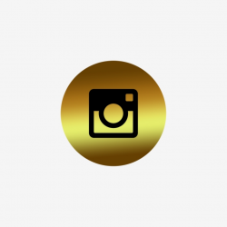 Instagram Png Gold Logo Icon Transparent Background ...