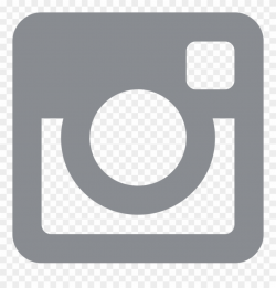 Instagram Logo Grey - Dark Gray Instagram Icon Clipart ...