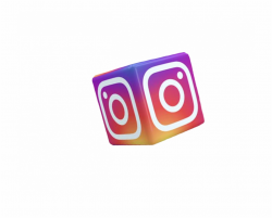 3D Cube Png Transparent Background Instagram Png For - Clip ...