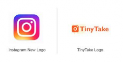 Instagram logo is very similar to TinyTake logo.: This is ...