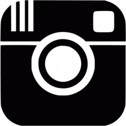 Black instagram icon - Free black social icons