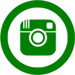 Green instagram 5 icon - Free green social icons