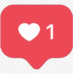 love - instagram heart logo PNG image with transparent ...