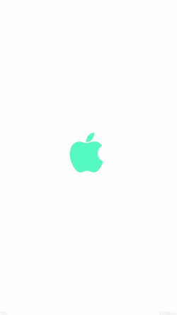 va14-apple-simple-logo-color-green-minimal in 2019 | Apple ...