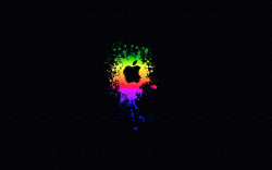 Rainbow Apple logo color pop in 2019 | Apple ipad wallpaper ...