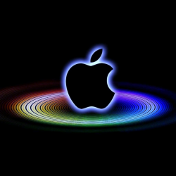 Apple Logo - Color Glow in 2019 | Apple logo wallpaper, Cool ...
