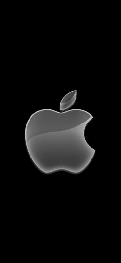 Apple logo black cool | wallpaper.sc iPhone XS Max