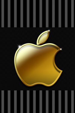 Golden Apple Wallpaper Background in 2019 | Apple wallpaper ...