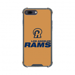 Los Angeles Rams Logo Gold iPhone 7 Plus Black Clear Case