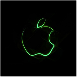 Apple Green Apple Logo - Bing images | Moving wallpaper ...