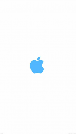 Blue and white Apple logo wallpaper | Apple logo wallpaper ...