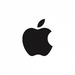 logo apple IOS Iphone - Sticker by ᴍᴏᴏɴʟɪɢʜᴛ ツ