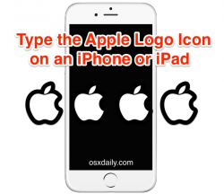 Type the Apple Logo Icon on iPhone or iPad with Keyboard ...