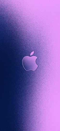 Aluminum Apple logo wallpapers for iPhone