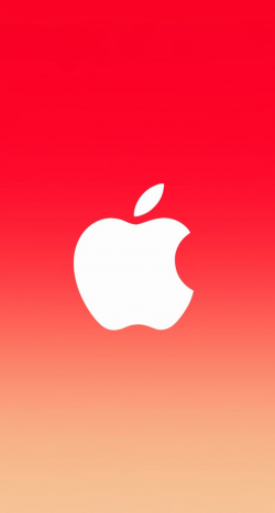 Wallpapers For > Red Apple Logo Wallpaper Iphone 4 in 2019 ...