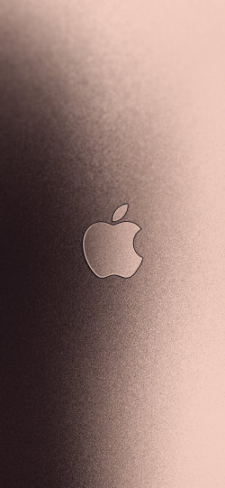 Aluminum Apple logo wallpapers for iPhone