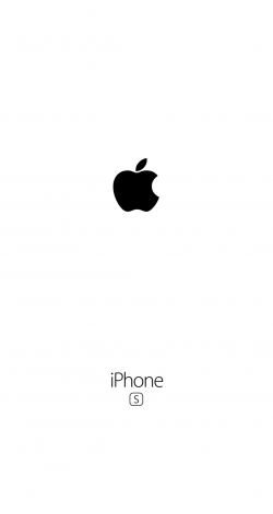 Iphone 6s Wallpaper white logo apple fond d\'écran blanc di ...