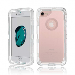 iPhone 7 Plus, 6S Plus, 6 Plus Transparent Armor Defender Case (Clear)