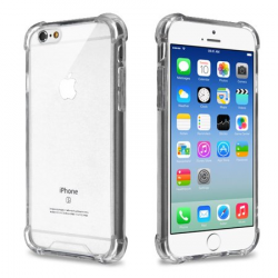 Apple iPhone 6 / 6S Phone Case Clear Shockproof Hybrid Bumper Gummy Rubber  Silicone Gel Shock Absorption Cover Highly Transparent Clear Phone Case ...