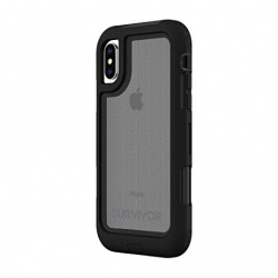 Griffin Survivor Extreme Case for Apple iPhone - Black/Transparent [3 m  Drop Resistant I Military Standard I Screen Protector I Extremely Resistant