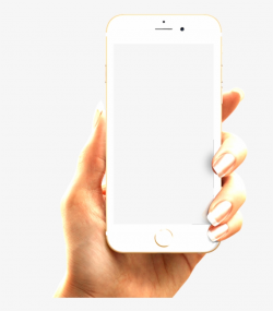 Iphone Phone Hand Holding White - Snapchat - Free ...
