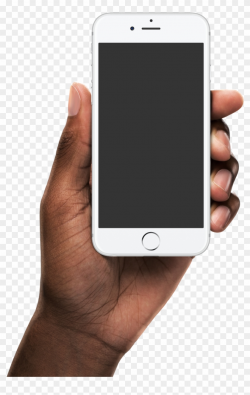 Black Hand Png - Black Hand Holding Iphone Mockup ...