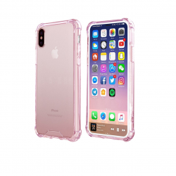 iPHONE XS MAX ACRYLIC/TPU HYBRID CASE PINK