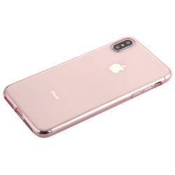 Details about Glossy Transparent Rose Gold Candy Skin Cover for APPLE  iPhone XS Max