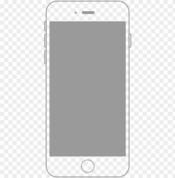 iphone outline png vector free download - iphone outline ...