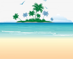 Beach island PNG clipart | free cliparts | UIHere