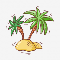 Beach Scene With Palm Tree Png & Free Beach Scene With Palm ...