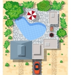 Bird Eye View Tree Vector Images (41)