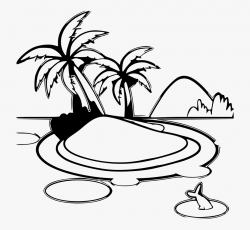 Christmas Line Art - Island Clip Art Black And White #365265 ...