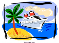 cruise ship, tropical island | Clipart Panda - Free Clipart ...