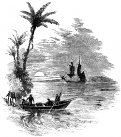 Landing on an Island | ClipArt ETC