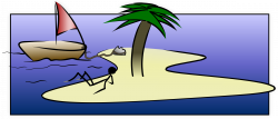 Island clipart boat, Island boat Transparent FREE for ...