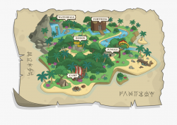Island Map Clipart - Poptropica Map , Transparent Cartoon ...